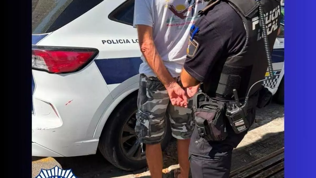 Detenido en Benidorm un belga buscado por tráfico de drogas que circulaba con matrículas falsas