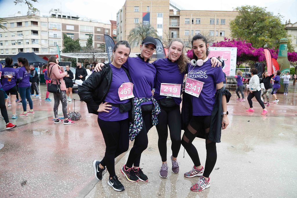 Carrera de la Mujer Murcia 2022: las participantes posan en el photocall