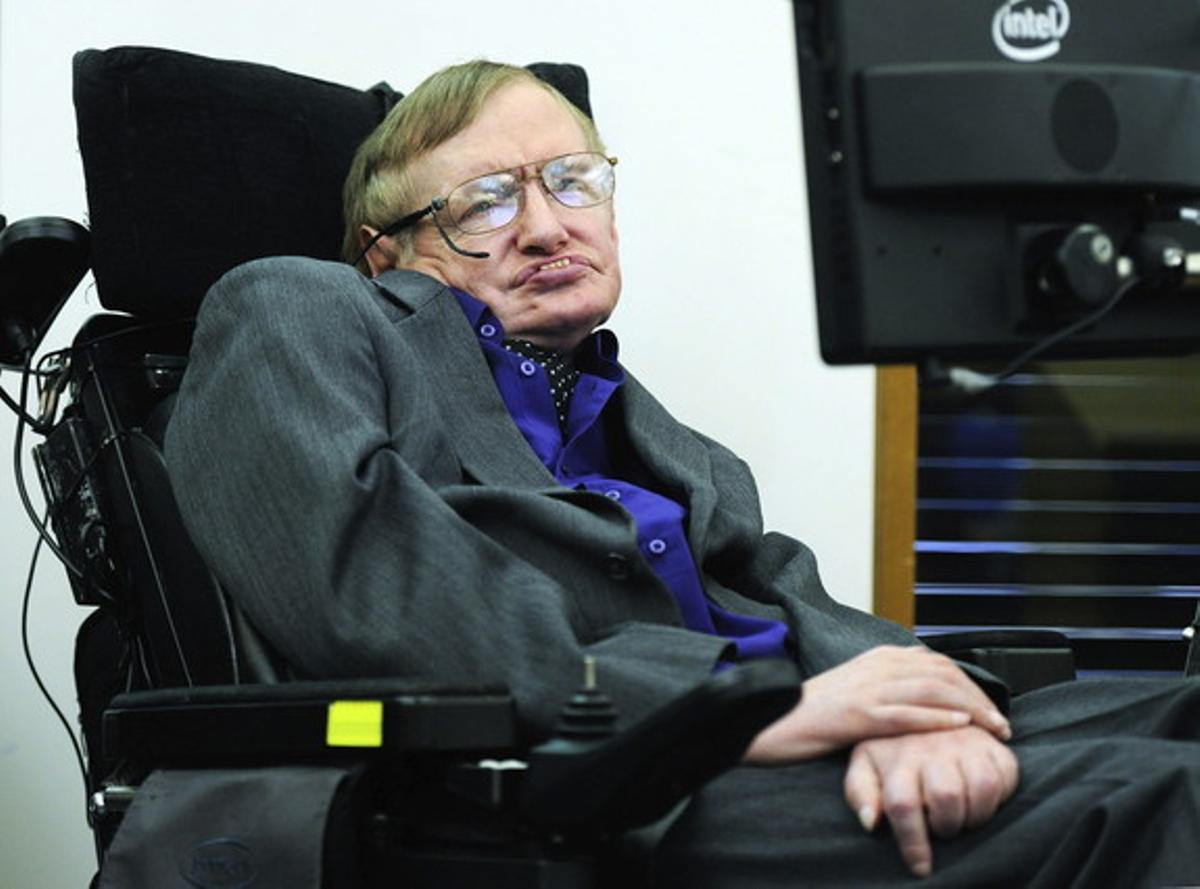 Stephen Hawking, el 30 d’abril a Londres.