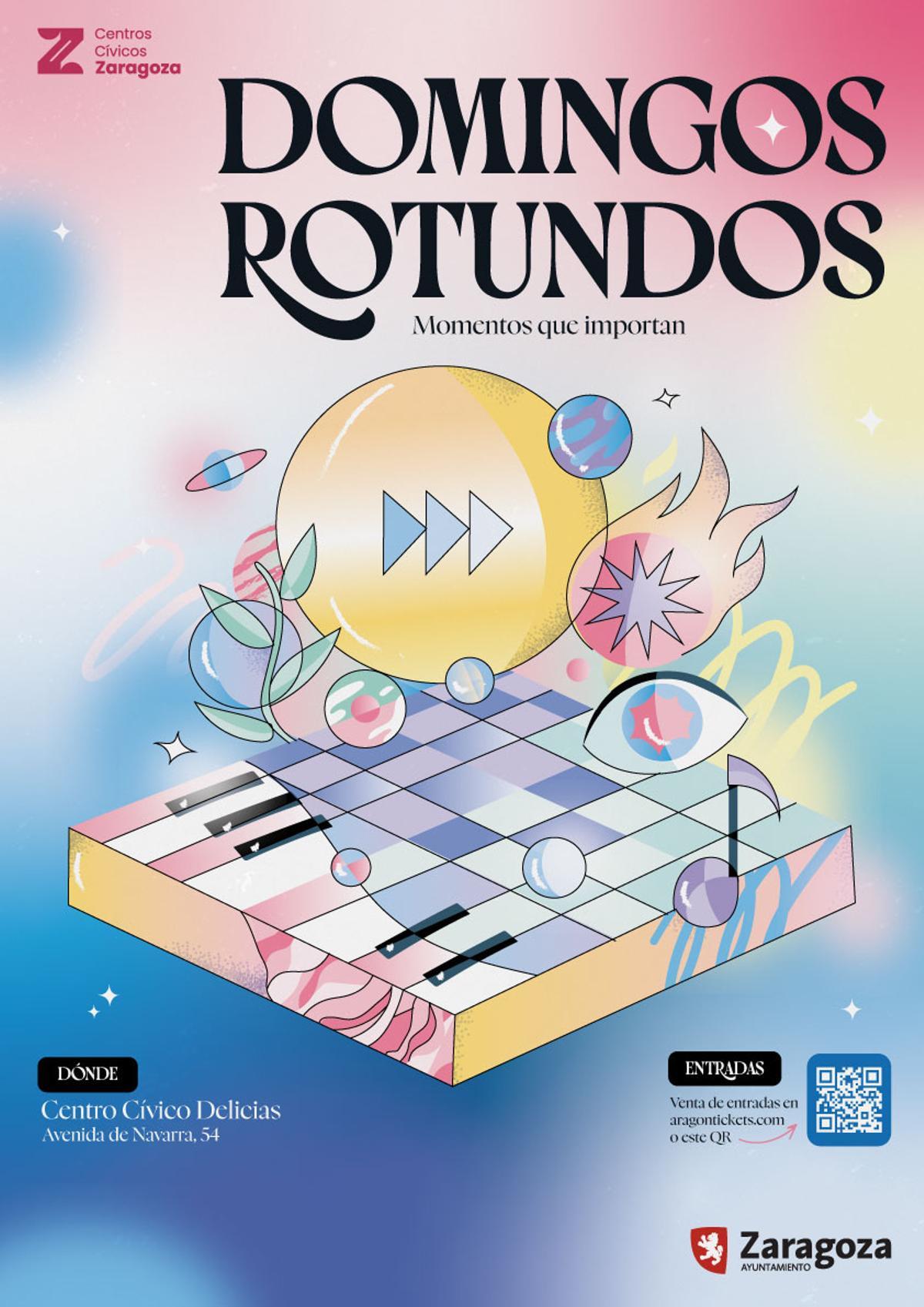 El cartel de los 'Domingos rotundos'.