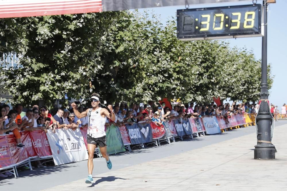 Más de 1.800 corredores participaron en la mañana del sábado en la prueba Andar e Correr, con un recorrido de 10 kilómetros por el Camino Portugués de Baiona.