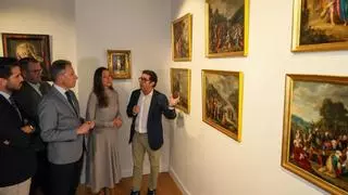 El Palacio de Guevara de Lorca recupera seis pinturas del siglo XVII tras su restauración