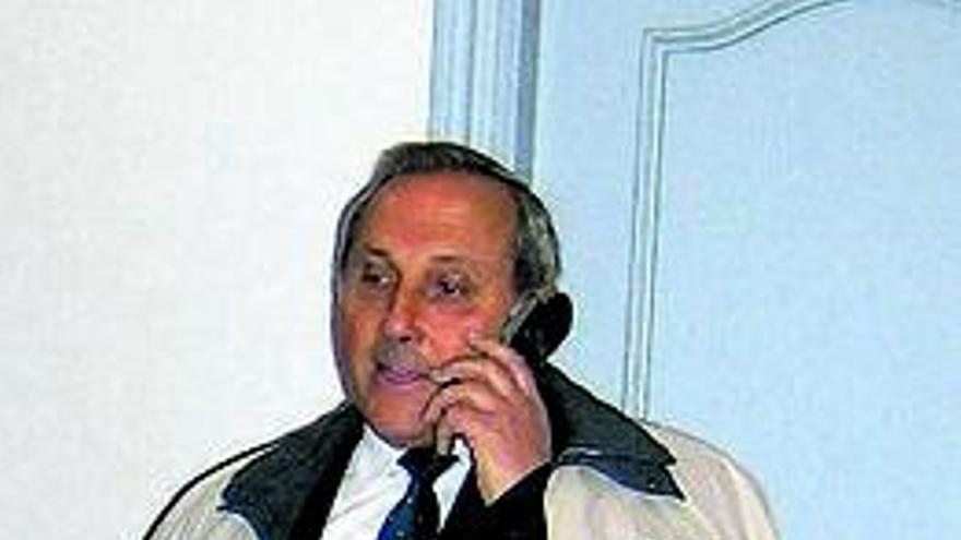 Ángel Prada, alcalde de Rosinos. |