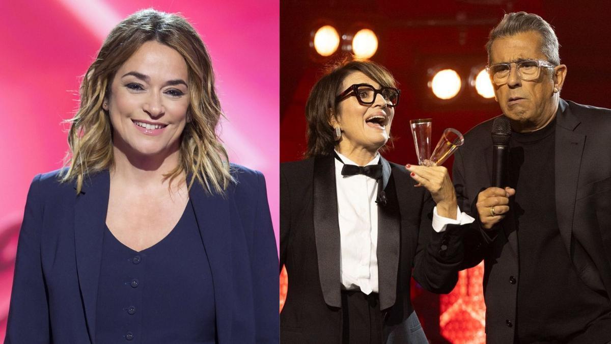 Toñi Moreno en 'Déjate querer' / Andreu Buenafuente y Silvia Abril en 'Futuro imperfecto'