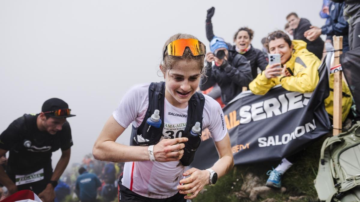 Malen Osa, durante la Zegama del pasado año