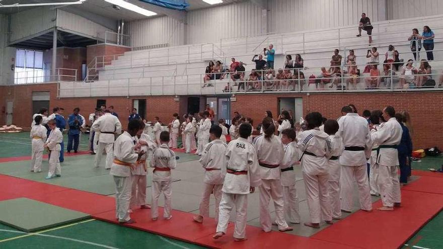 Jóvenes y adultos comparten tatami en Morales del Vino.