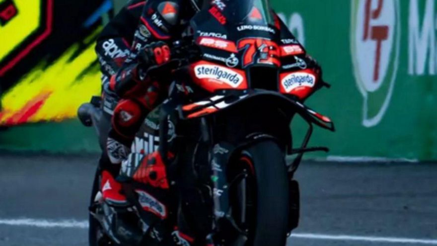 Marco Bezzecchi en el Gran Premio de Tailandia. | Aprilia Racing