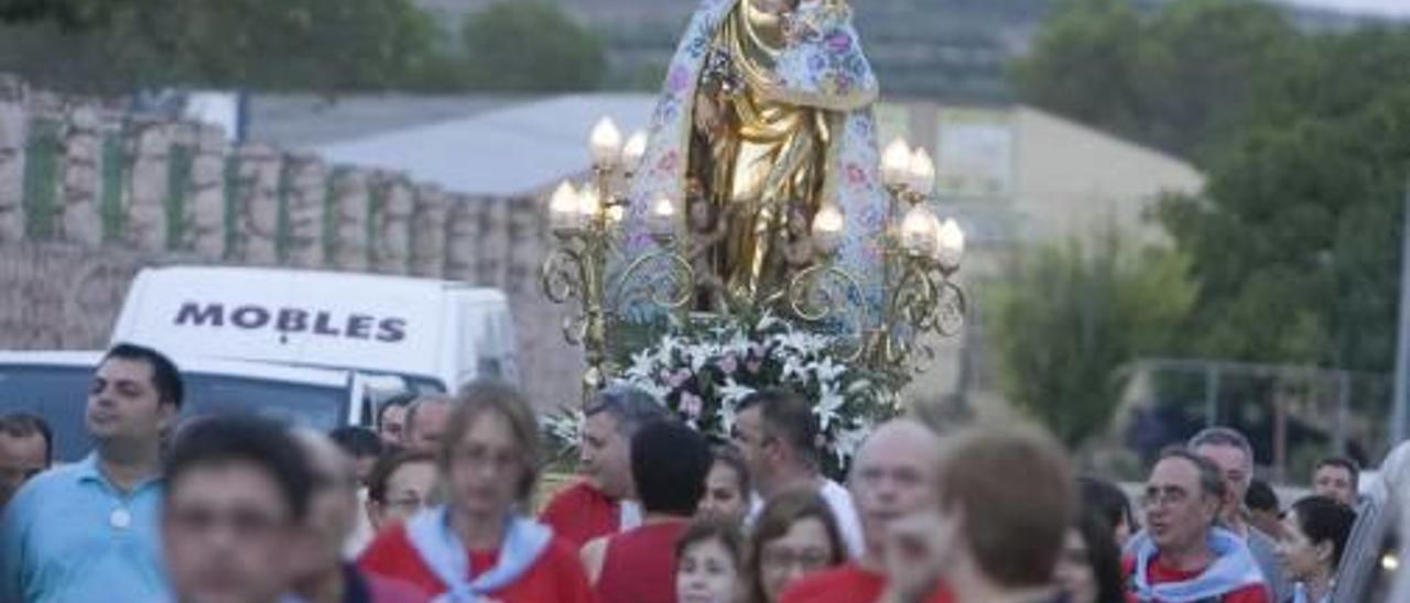 La imagen peregrina de la Virgen de los Desamparados visitará Els Poblets del Riu