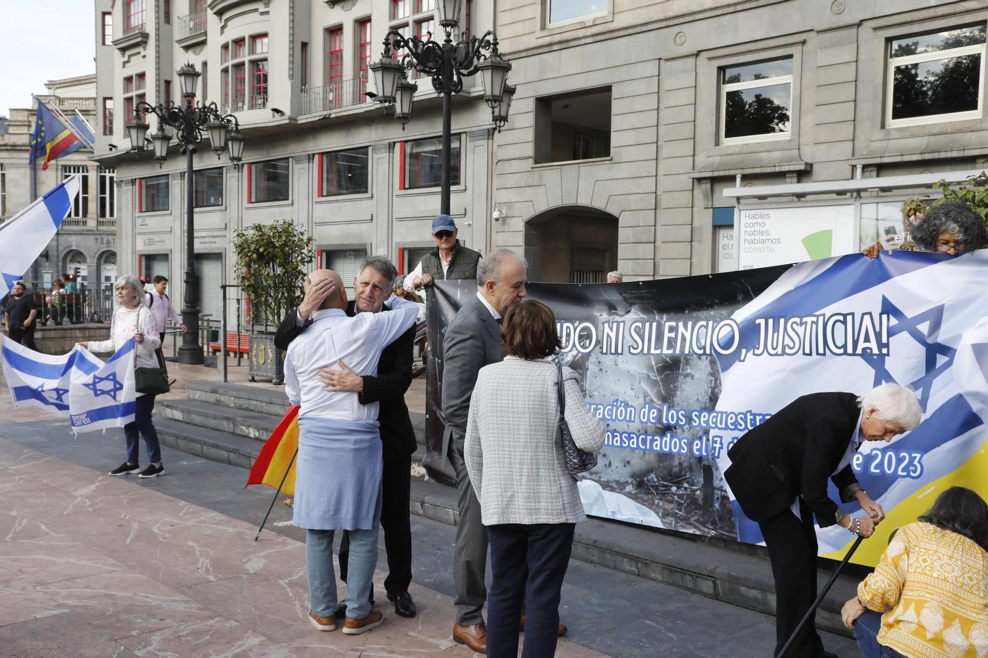 Concentración de la Asociación Judía en Asturias
