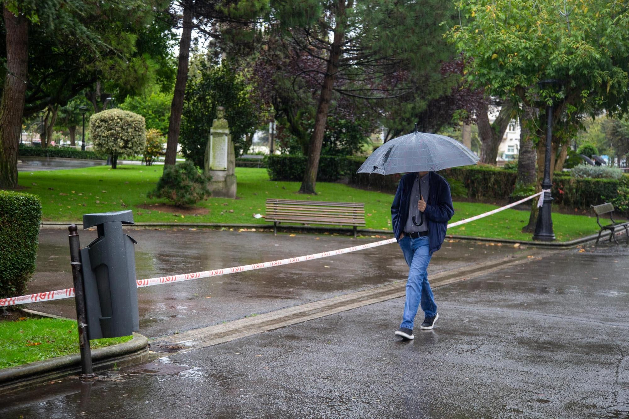 Borrasca Kirk: el paso del temporal por A Coruña