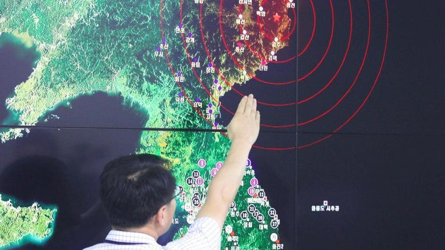 Corea del Norte realiza su quinto ensayo nuclear, que provoca un terremoto de 5,3 grados