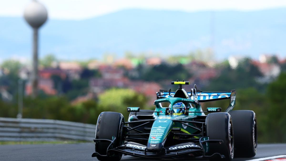 Fernando Alonso, este viernes en el Hungaroring
