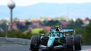 Fernando Alonso, este viernes en el Hungaroring