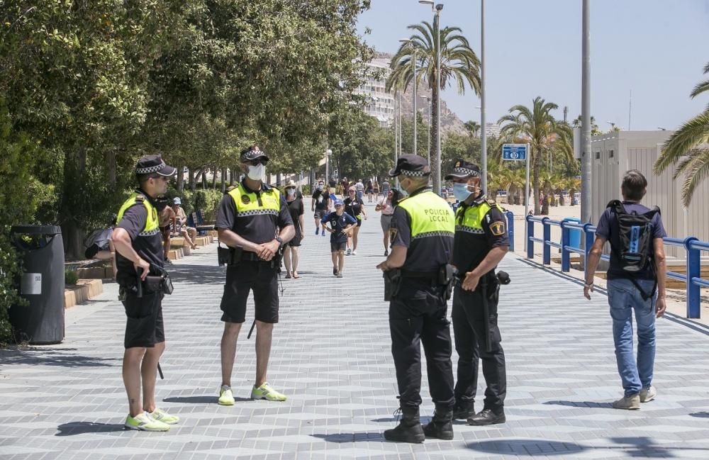 Primer fin de semana de playas abiertas al baño