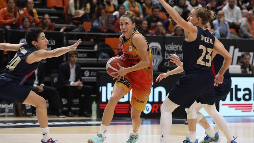 Valencia Basket - Barça CBS de Liga Femenina Endesa (91-34)