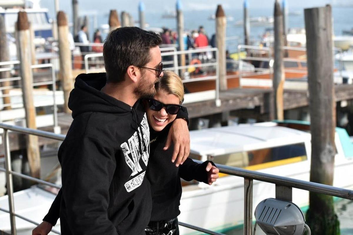 Sofia Richie, todo sonrisas junto a su amor