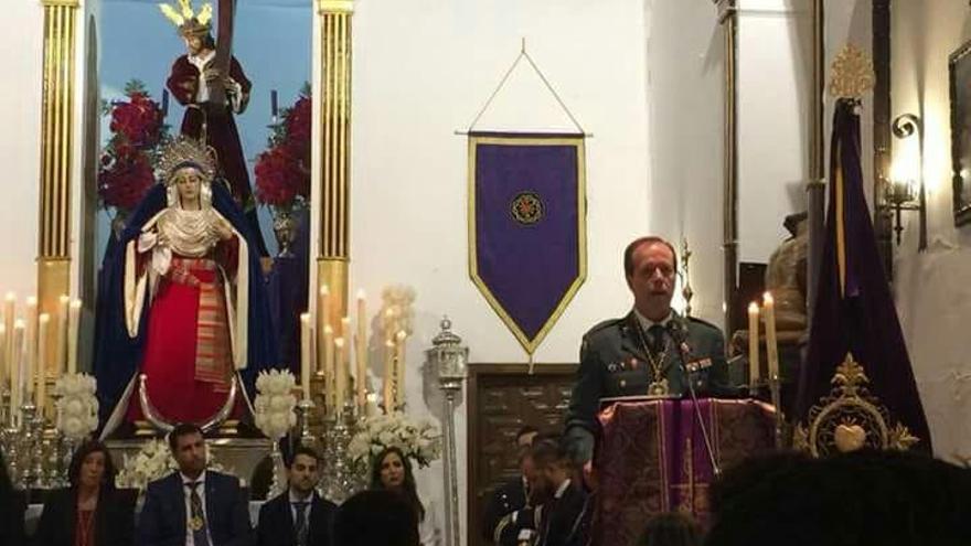 Clemente Olmo pregona a Nuestro Padre Jesús en Cañete de las Torres