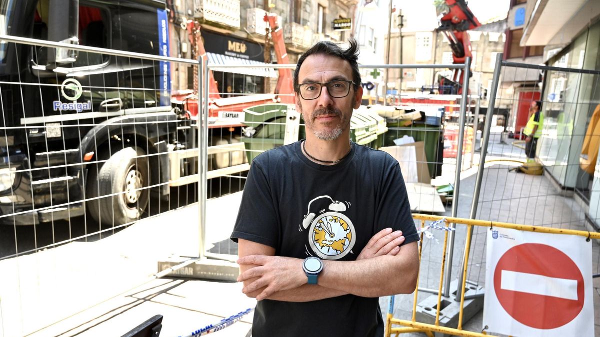 Marcelino Filgueira, de la panadería y cafetería Meu.
