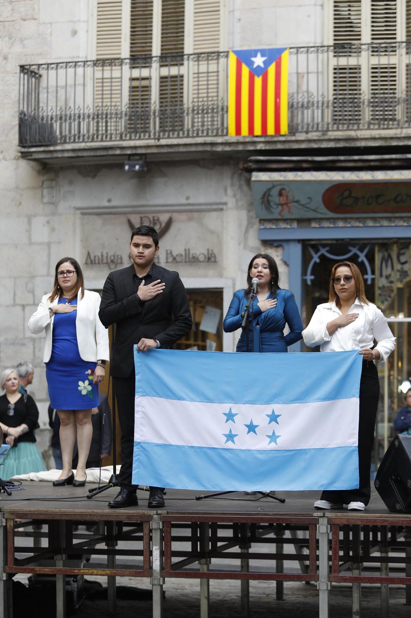 Les millors imatges de l'acte institucional en la setmana d’Hondurenyitat a Girona