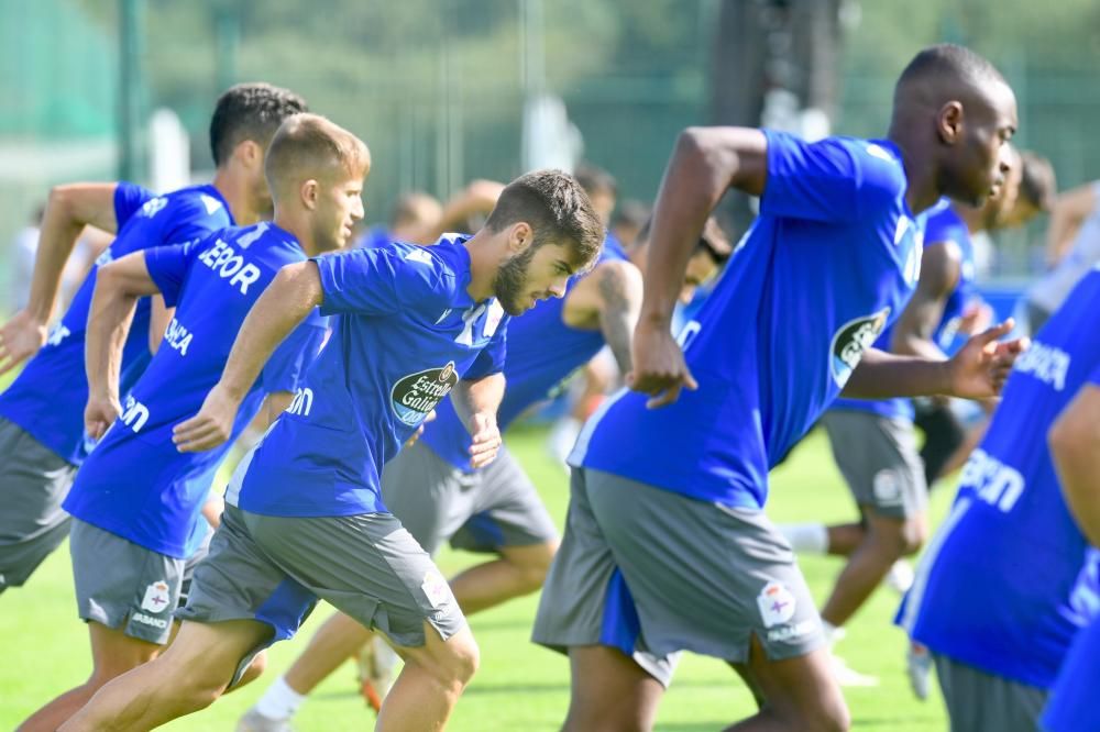 El cuerpo técnico encabezado por Juan Antonio Anquela diseñó para esta semana un plan de trabajo con seis entrenamientos, todos en la ciudad deportiva, antes del debut liguero del domingo.