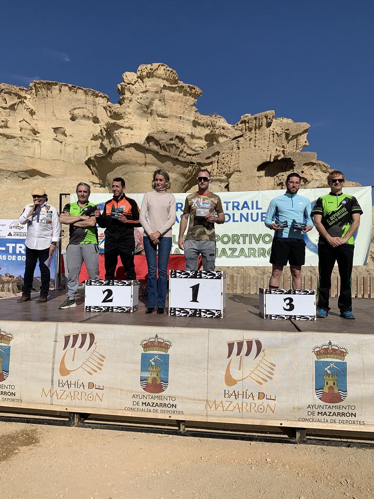 Todas las imágenes del cross por las calas de Bolnuevo, en Mazarrón