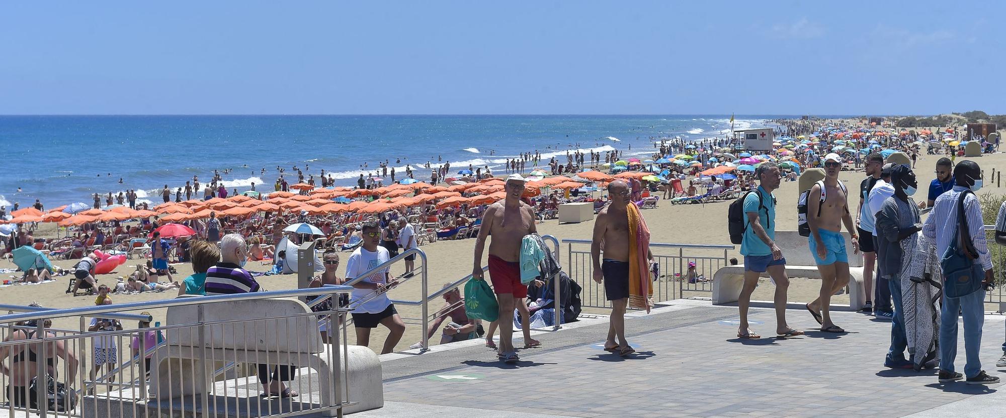 Playa del Inglés en Semana Santana