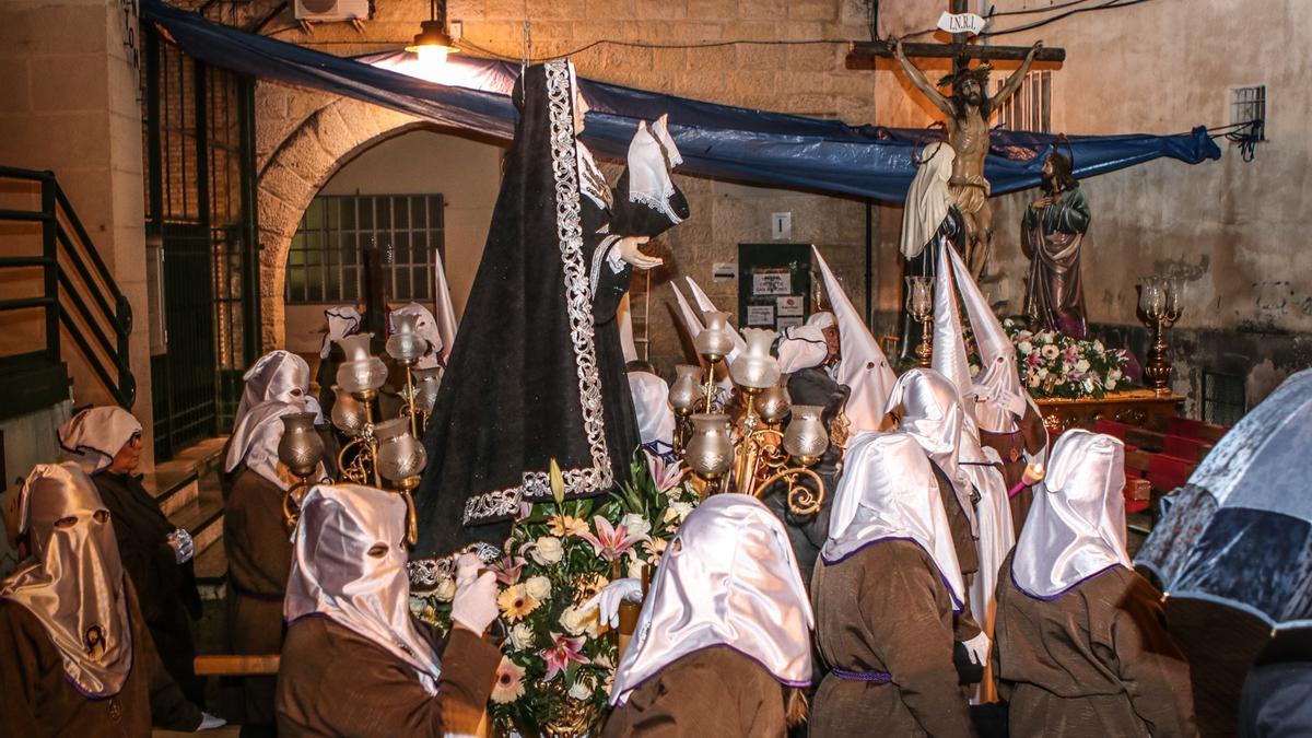 Procesión del Silencio de Alcoy en 2019.