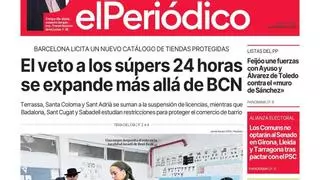 La portada de EL PERIÓDICO del 28 de octubre de 2026