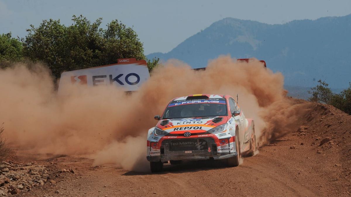 Alejandro Cachón, en un rally reciente