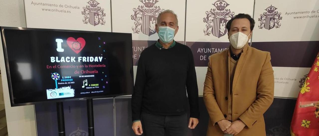 Víctor Bernabéu y Ascensio Pérez presentan la campaña de comercio local