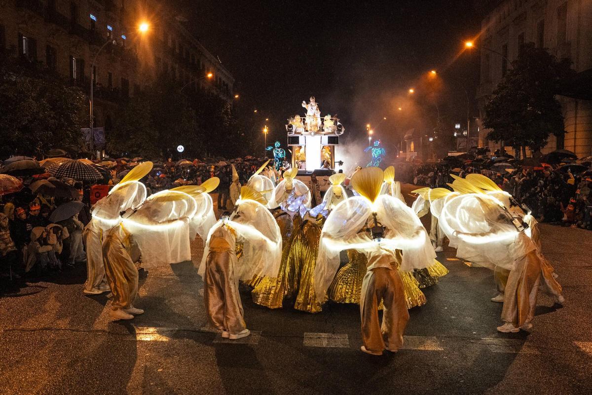 Los Reyes Magos traen la lluvia a Barcelona