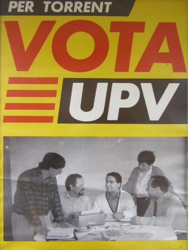 Cartell electoral de la UPV de 1987