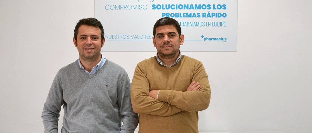 Álvaro e Ignacio de la Maza, socios de Pharmacius.