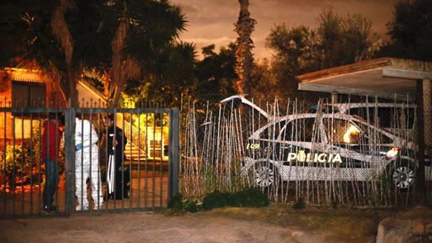 Alquería donde fue localizado el cuerpo de Miguel N.