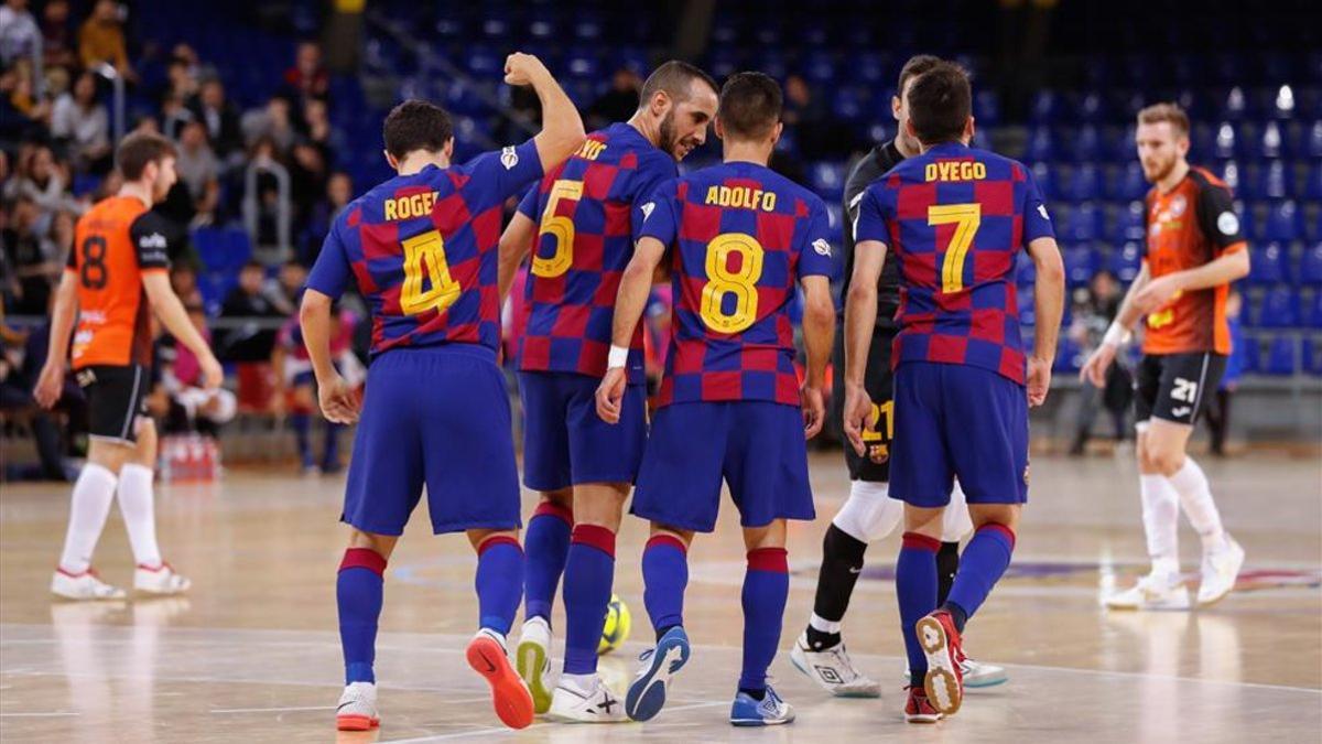 El Barça se mostró muy superior a Ribera Navarra