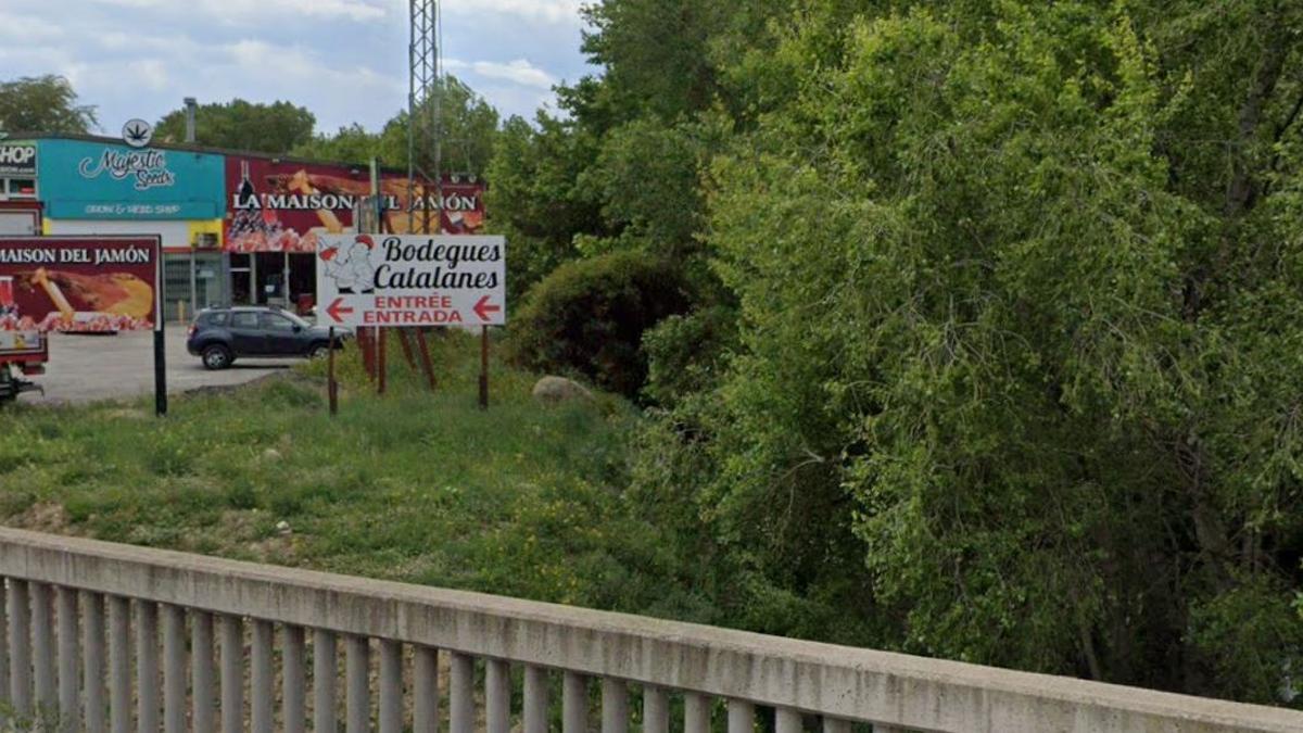 La zona on va ser localitzat el cadàver.