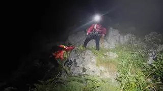 Rescatados dos gijoneses que se perdieron en una ruta en Tresviso