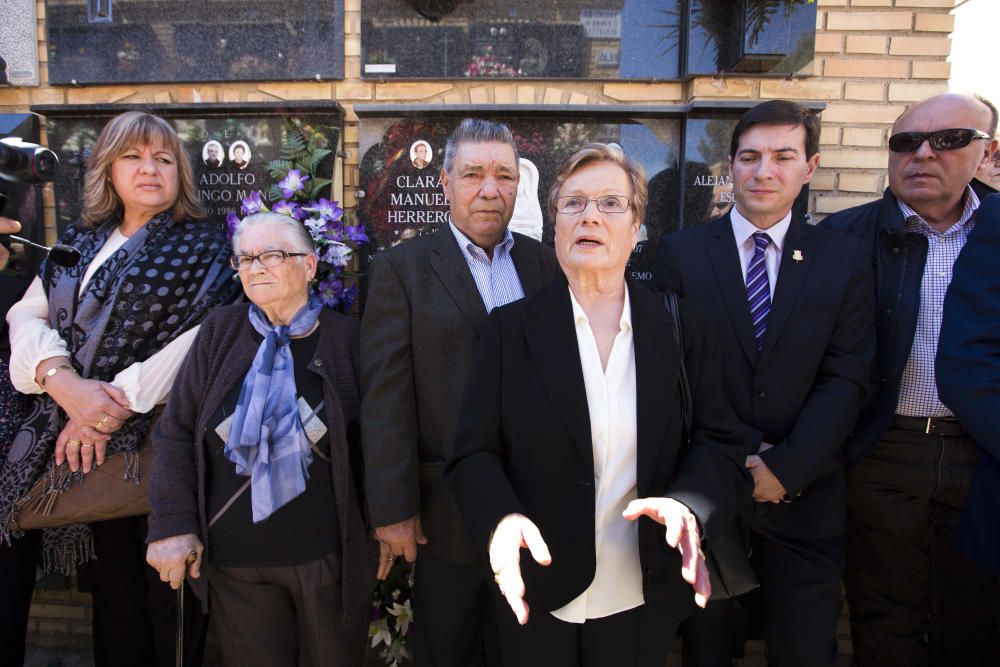 El represaliado durante la Guerra Civil ha recibido sepultura en el cementerio municipal