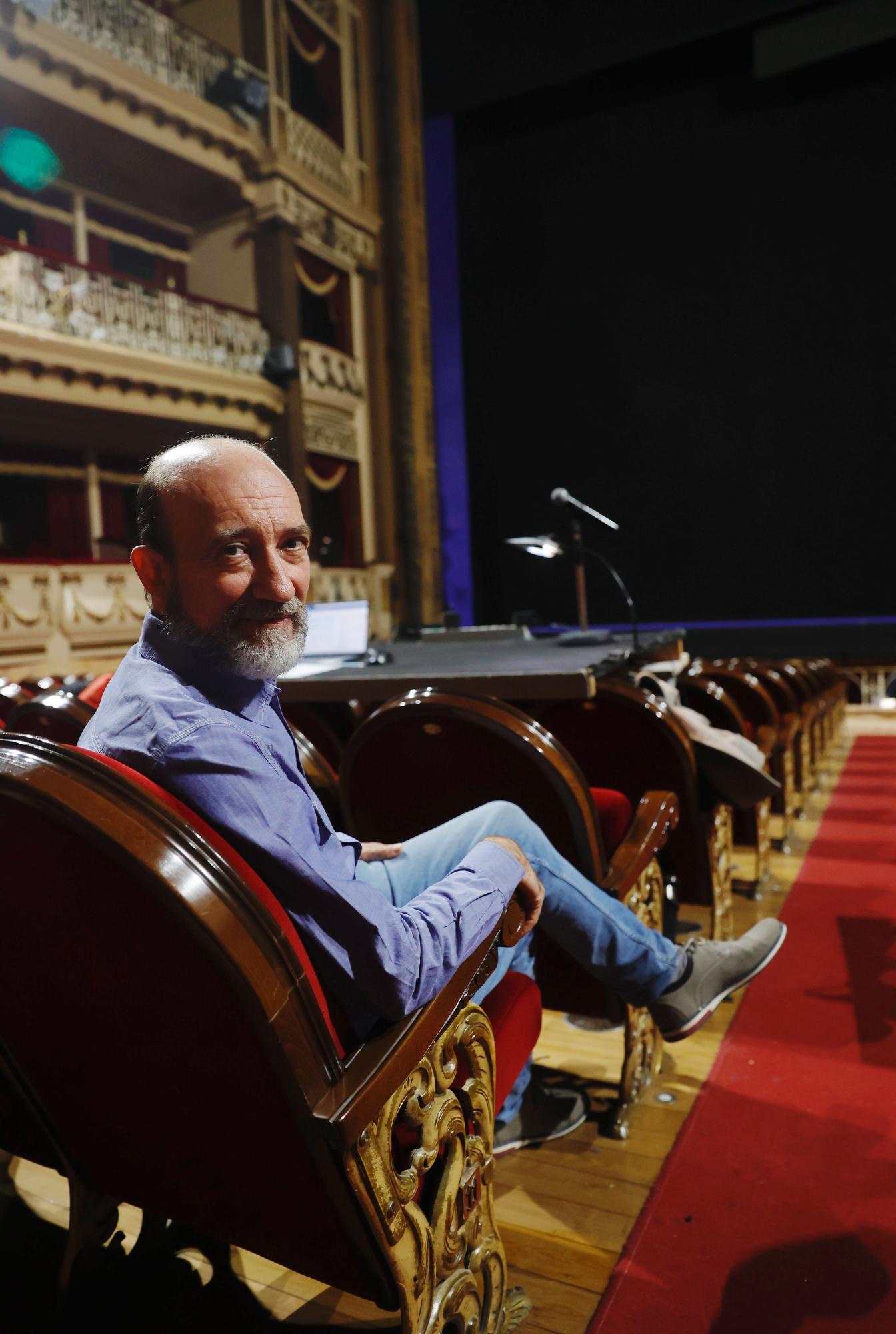 Ensayo de la ópera Don Giovanni en el teatro Campoamor