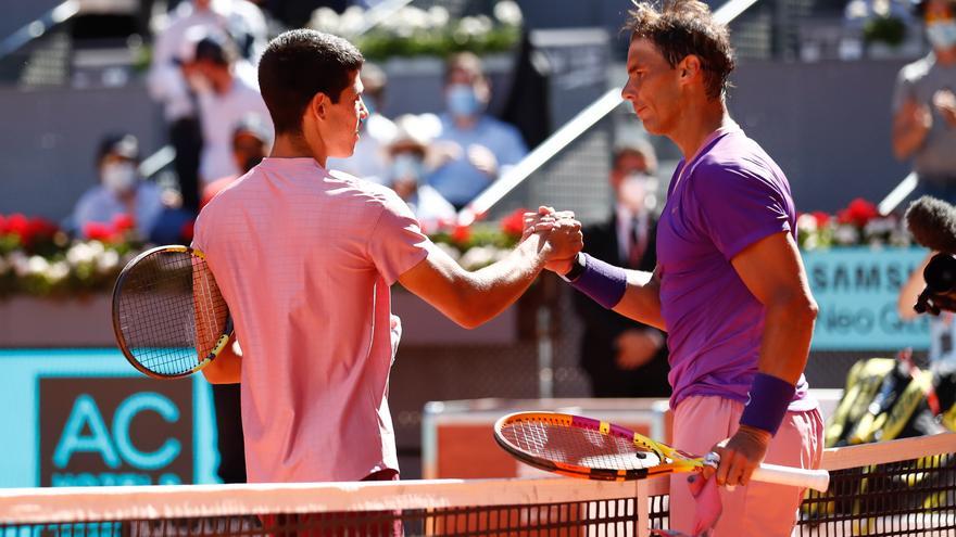 El sorteo del Madrid Open depara un hipotético cruce Nadal-Alcaraz en cuartos