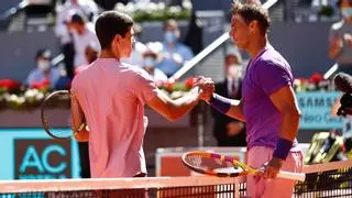 El sorteo del Madrid Open depara un hipotético duelo Nadal-Alcaraz en cuartos