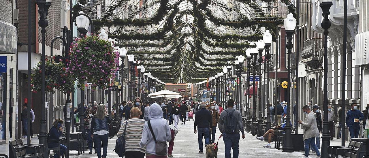 Ambiente navideño en la capital grancanaria. | | JUAN CASTRO