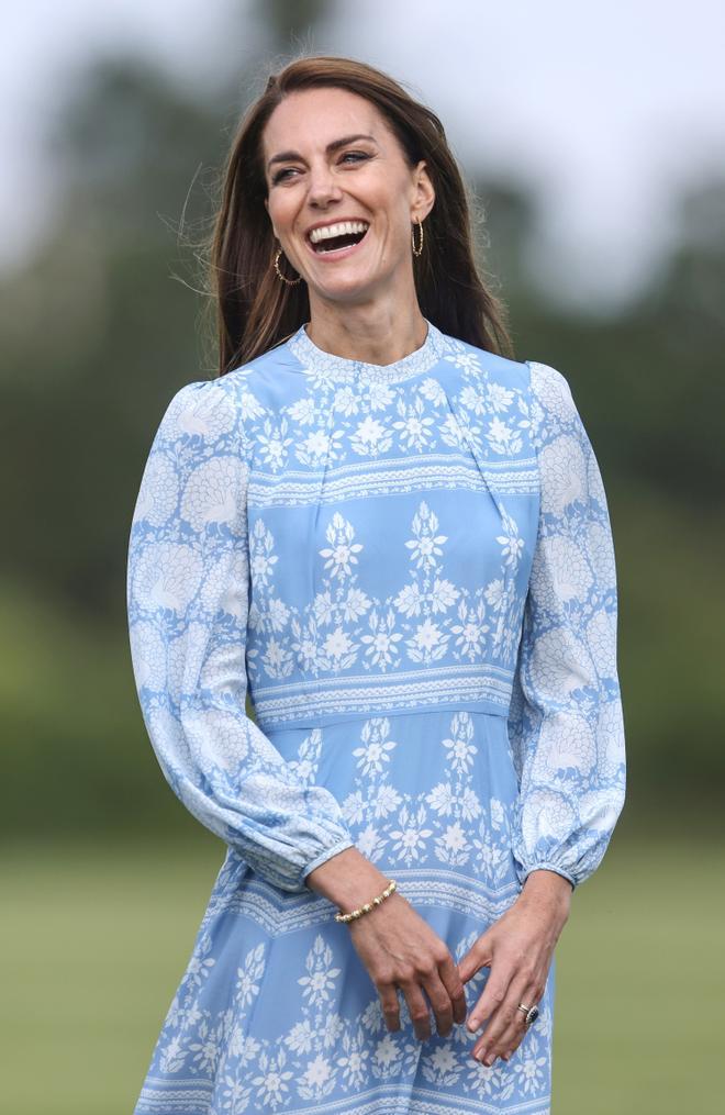 Kate Middleton con vestido de aire boho