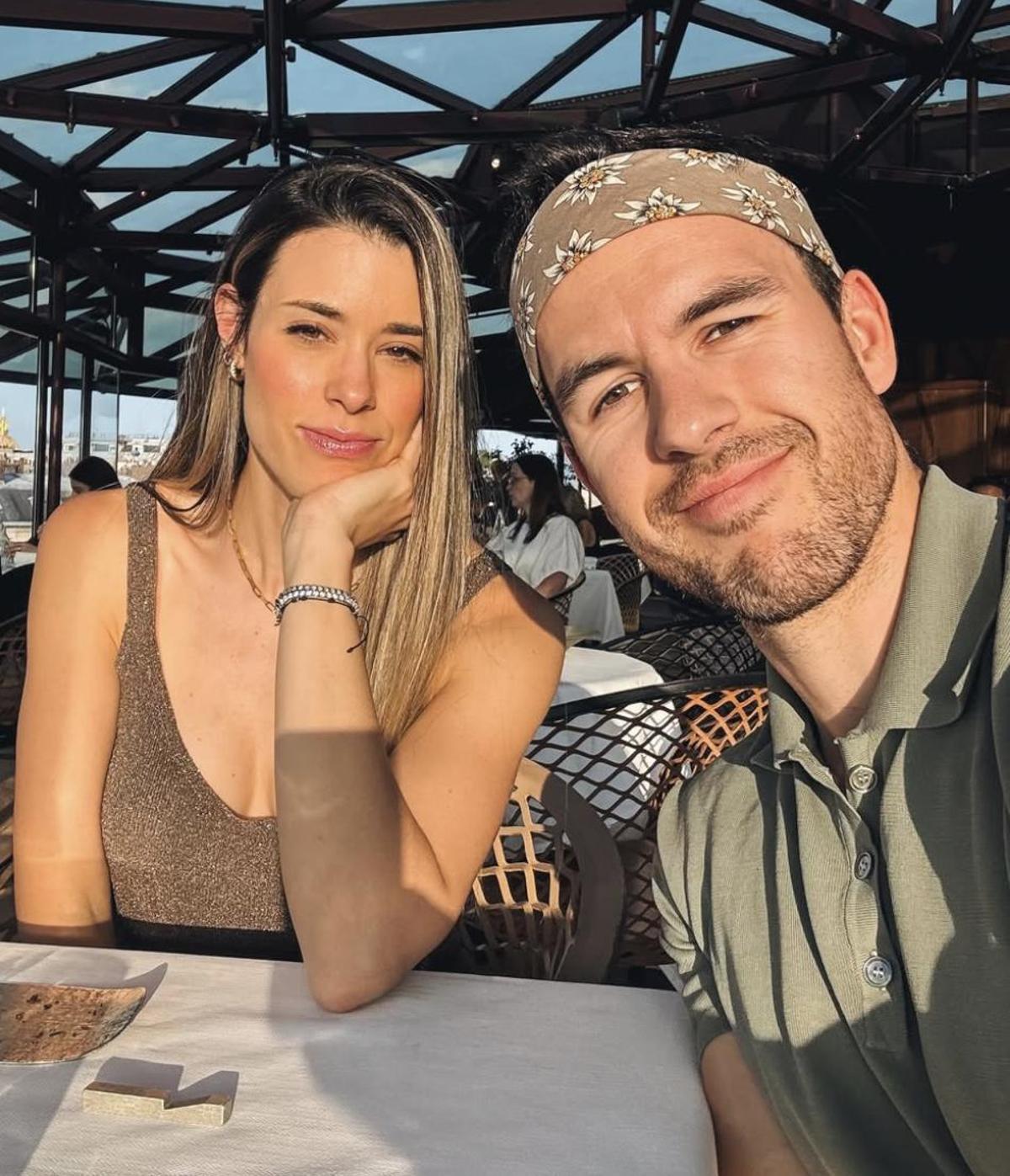 Marta Sanahuja junto a su marido, Rubén García