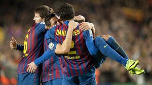Els gols del partit de lliga entre el Barcelona i el Rayo Vallecano (4-0)