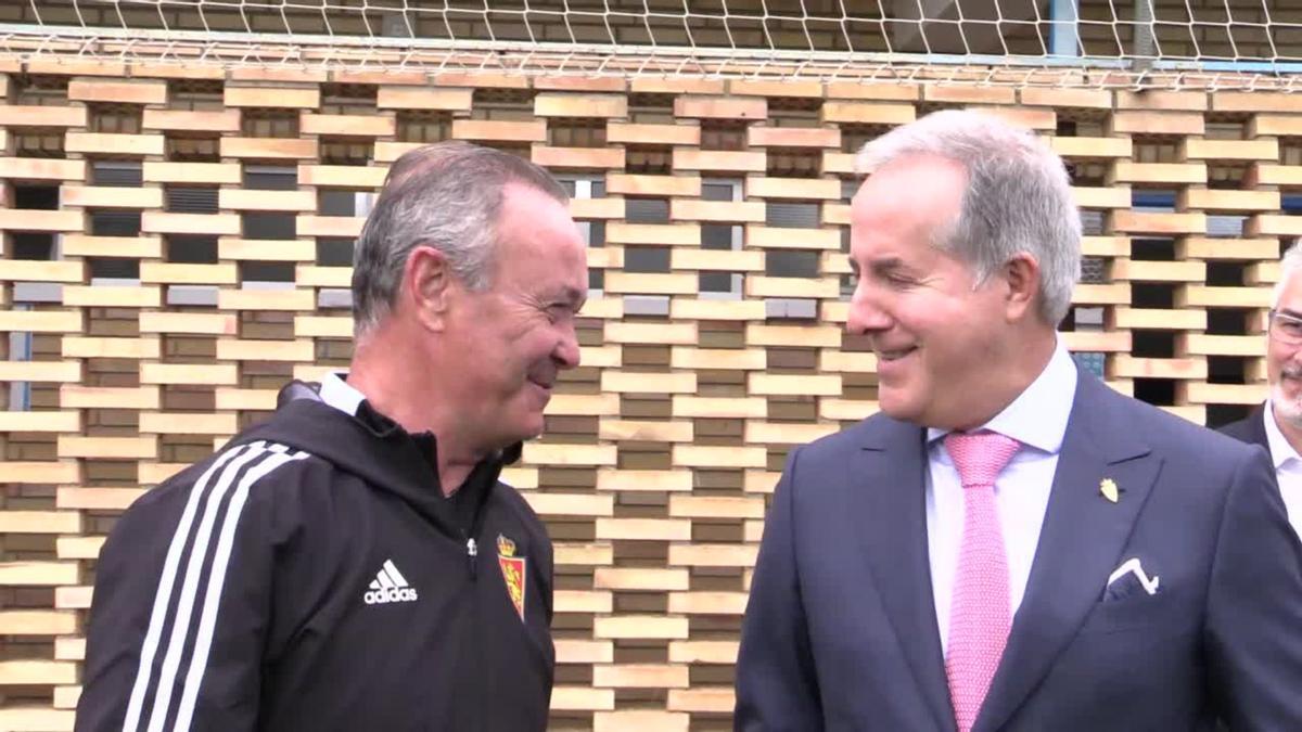 Jorge Mas junto a JIM en la ciudad deportiva