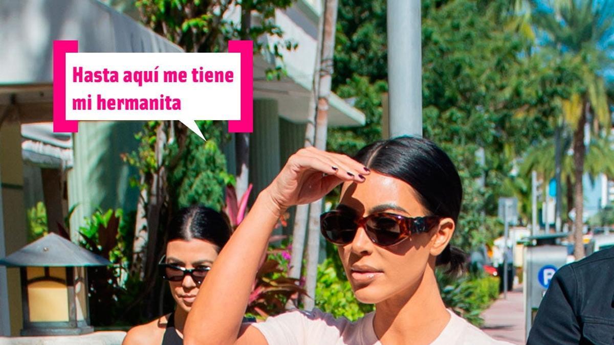 Kim y Kourtney Kardashian están peleadas