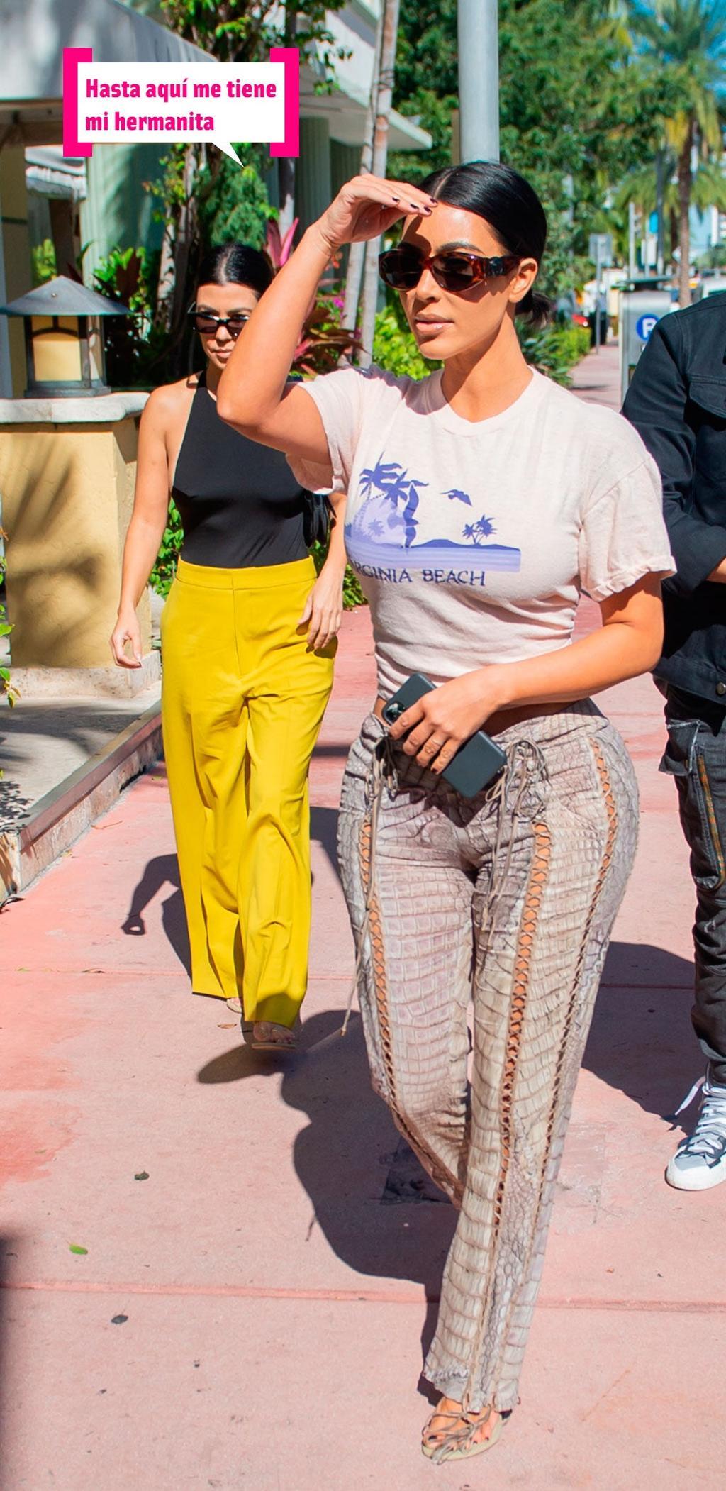Kim y Kourtney Kardashian están peleadas
