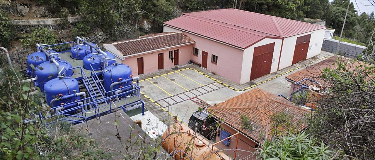 La EDAS de Cruz de Tarifes trata toda el agua que se distribuye por La Guancha.