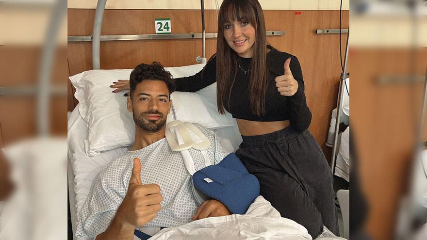 Pablo Marí se recupera en el hospital tras el ataque sufrido en un centro comercial.